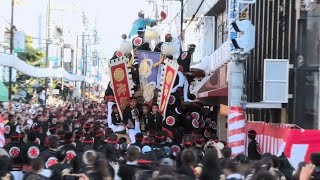 【大町提灯に接触】平成30年10月7日八木地区だんじり祭り本宮