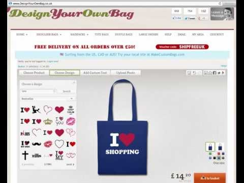 Personalised Bags - Design Your Own Personalised Bags Online! Personalised Bags - Design Your Own Personalised Bags Online!