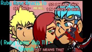 Ruby Rose Reacts To ( Rwby Comic Dub 11 ) - “ Sheesh “