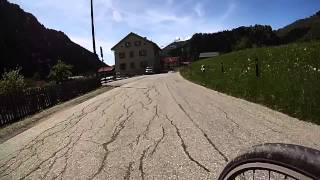 Eurovelo 15 - Rhine Cycle Route - Day 2 - Part 1 - A Quick Ride Through Rueun, Switzerland