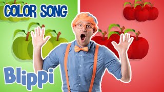 BLIPPI | Color Song - Learn Colors | Nursery Rhymes and Kids Songs | Baby Videos | Sing with Blippi