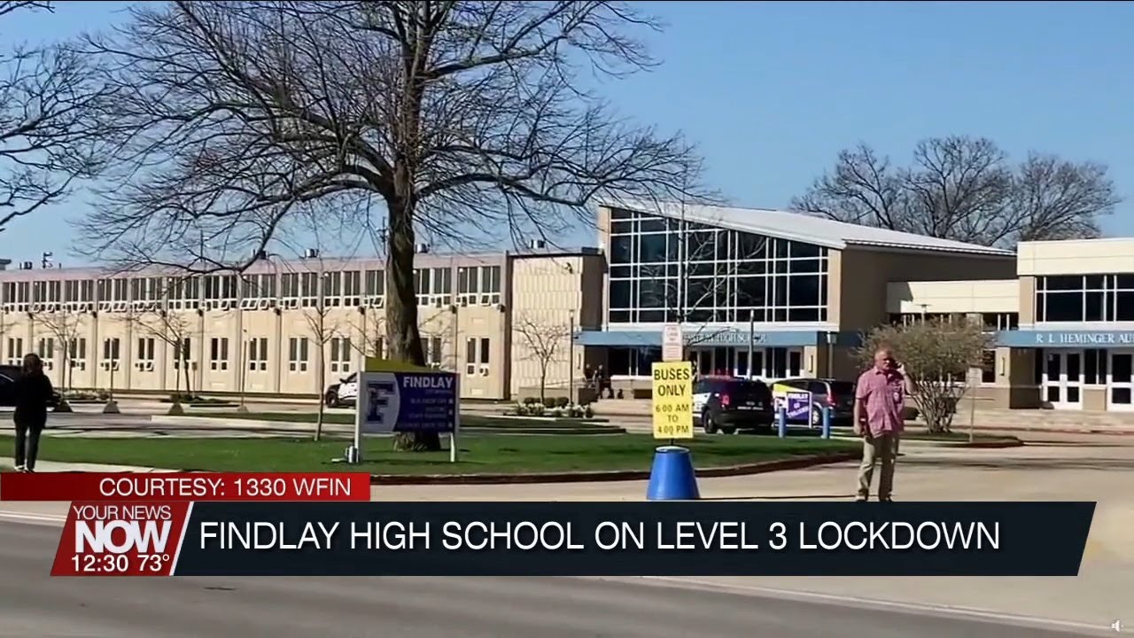 Findlay High School Goes Into A Level 3 Lockdown Tuesday Morning Due To