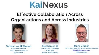 Webinar: Effective Collaboration Across Organizations and Industries