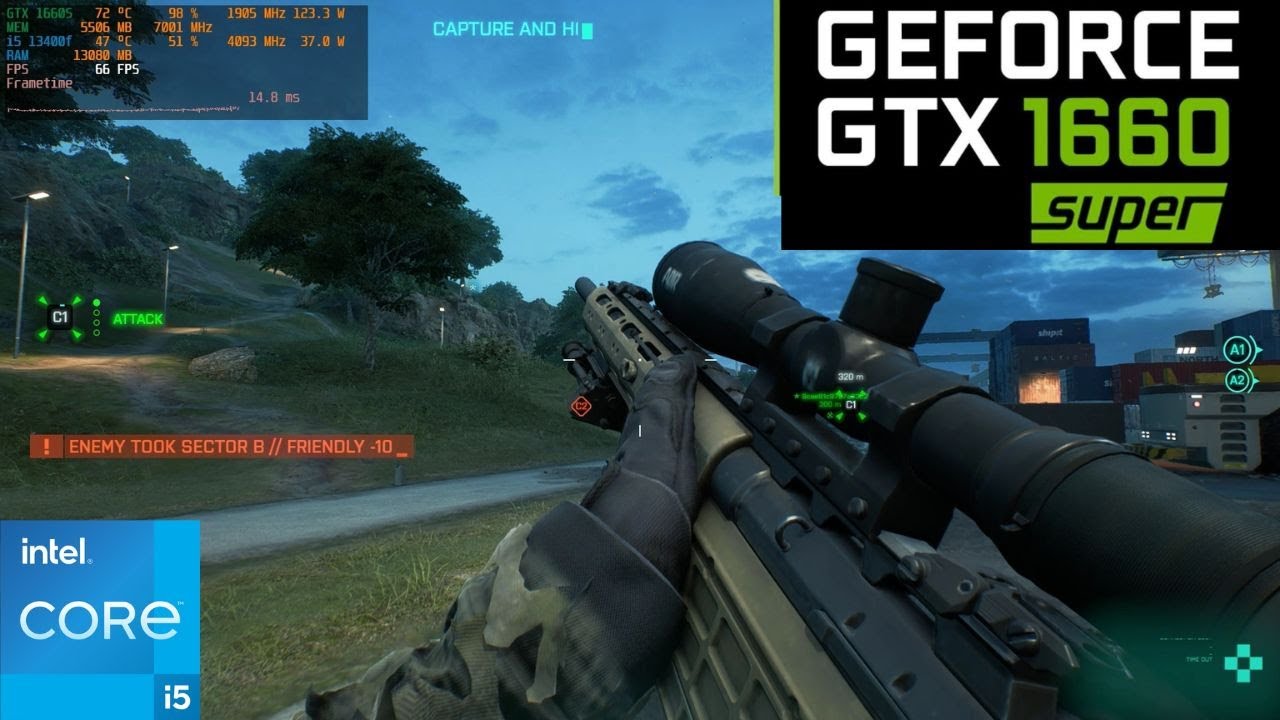 Battlefield 2042 | GTX 1660 Super + I5-13400F (1080p Ultra Settings ...