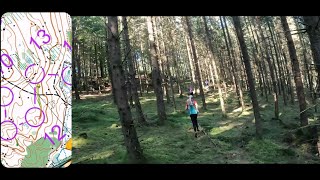 2024 Hallands 3-dagars, etapp 1 || medel || Headcam Orienteering || Sweden