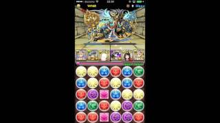 パズドラ　異聖の天上宮殿　六階　ミルPT　無課金編成　ガチャ限無し