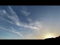 timelapse673 【天使の雲】夕方の空 雲のタイムラプス動画