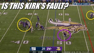 Final Play of the Minnesota Vikings Season: Who Was to Blame?