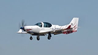 Grob G-120TP Prefect T1 Qinetiq Empire Test Pilots School arrival at RAF Fairford RIAT 2018 AirShow