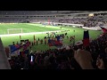 2016.2.9 aclプレーオフ fc東京×チョンブリ 試合後のwe are tokyo 水沼宏太のシャー