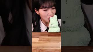 반전식감😳누데이크 뉴진스 케이크 전메뉴 먹방 #누데이크 #뉴진스 #mukbang #asmr #디저트먹방 #먹방 #dessert #디저트