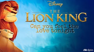 The lion king- Can you feel the love tonight (lyrics) | Walt Disney ✅