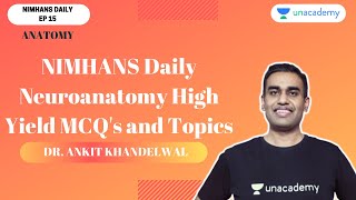 NIMHANS Daily | Anatomy | Neuroanatomy High Yield MCQ's and Topics By Dr. Ankit Khandelwal