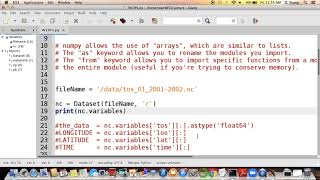 METR1313 - Week 13 - Segment 3: Accessing NetCDF Data - Python Program Approach