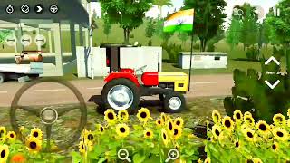 New tractor game// siddu moosewala tractor hmt // Indian tractor simulator game // android gameplay