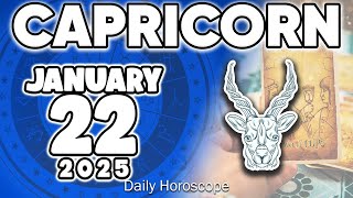 𝐂𝐚𝐩𝐫𝐢𝐜𝐨𝐫𝐧 ♑ 😱WARNING: THERE MAY BE A LOT OF MONEY COMING 🤑 Horoscope for today JANUARY 22 2025 🔮#new