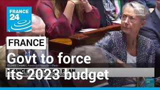 French govt poised to wield constitutional weapon to force its budget • FRANCE 24 English