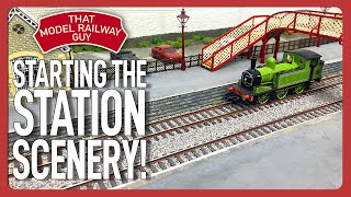 Building A Modular Model Railway: Episode 18 - Starting The Station Scenery!