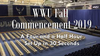 WWU Commencement Set Up - Fall 2019