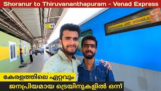 Shoranur to Thiruvananthapuram - Venad Express | Chair Car Class Journey 🚂