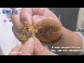 gweike lf1390 high precision fiber laser cutting machine make brass beautiful ornaments 1