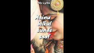 👉Ammy Virk : WANG DA NAAP (Lyrics Video) ft Sonam Bajwa❤️ | Muklawa | New Punjabi Song | Rdx Lyrics