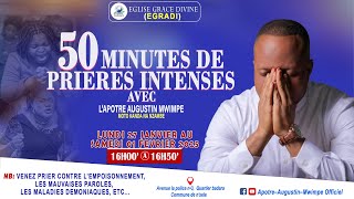 50 MINUTES DE PRIERE SOUS LA RECOMMANDATION DE DIEU DE 16H00 A 16H50