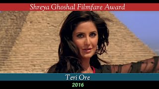 Shreya Ghoshal filmfare awards | Shreya Ghoshal Awards |