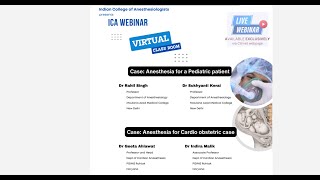 ICA virtual classroom   Pediatric \u0026 Cardio-obstetric case presentations: ICA Webinar 235