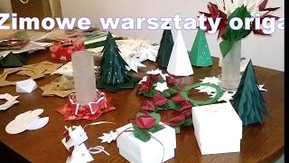 Zimowe warsztaty origami  Świąteczne inspiracje 0001