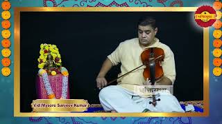 #Chaturmasya Vishesha sangeeta Seva-2022-Vid||Mysore Sanjeev Kumar