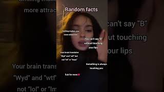 Random facts 💫#tiktok#tips#random#facts