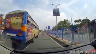 B.T Road - From Barrackpore Towards Dunlop \u0026 Baranagar Area - Dash Cam Video