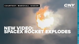 New video shows SpaceX Starship’s explosion