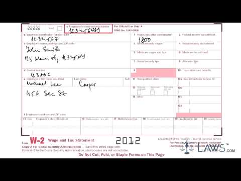 Learn how to fill w 2 Tax form Learn how to fill w 2 Tax form