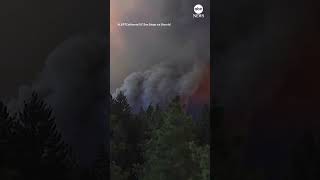 Timelapse of wildfire in Butte county, California