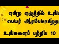 p என்ற எழுத்தில் உங்கள் பெயர் ஆரம்பமாகிறதா உங்களைப்பற்றிய 10 உண்மைகள் tamildata