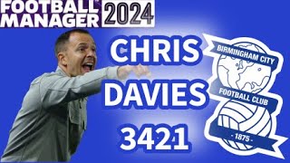 Play like Chris Davies 3421{Birmingham} Best tactics fm24 football manager 2024