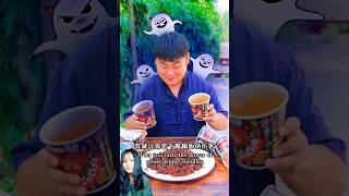 Songsong tricked Ermao into Eating Ghost pepper Noddles 🍝🔥#chinesecuisine #mukbang #food