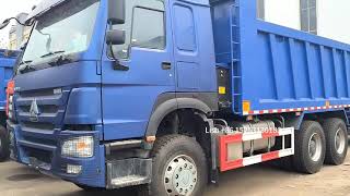 Blue Howo 380 hp dump truck