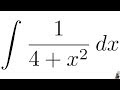 Integral of 1/(4 + x^2)