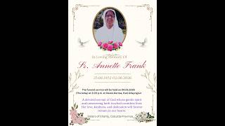 Interment of Sr. Annette Frank