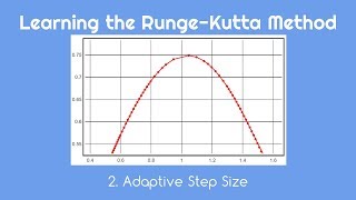 Learning the Runge-Kutta Method 2. Adaptive Step Size