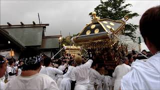 2018年/平成30年9月15日館山市　安房国司祭/鶴谷八幡宮例大祭　手力雄神社・子安神社　神輿入祭