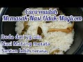 Cara memasak nasi uduk magicom