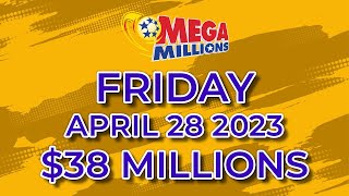 Mega Millions results April 28 2023 $38 Millions MrLotto