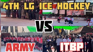 4th LG CUP ICE HOCKEY CHAMPIONSHIP 2025 ARMY VS ITBP #army #itbp #hockey #icehockey