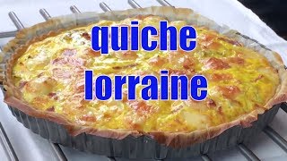 QUICHE LORRAINE ricetta facile veloce e gustosa