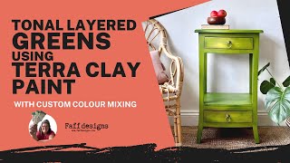 How to create a tonal, layered look using Terra Clay Paint including custom colour mixing