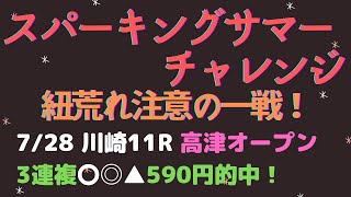 スパーキングサマーチャレンジ2021予想┃斤量差のあるレースで紐荒れ注意の一戦！